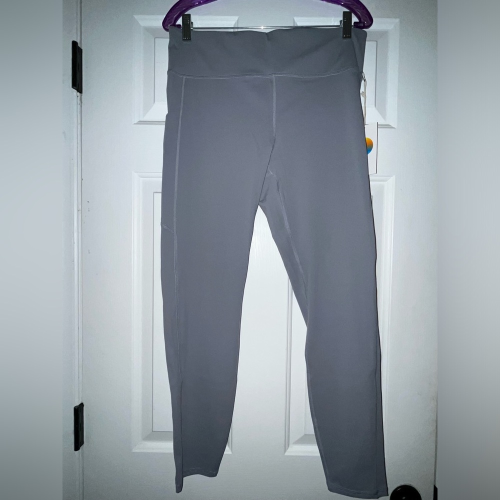 💞 NWT VUORI Stride High-Rise 7/8 Length Leggings - Flint - Size: XL